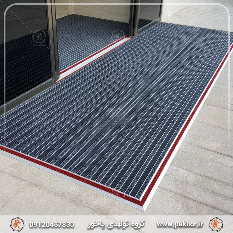 پادری آلومینیومی شیار دار موکت دو سانتی کد M5